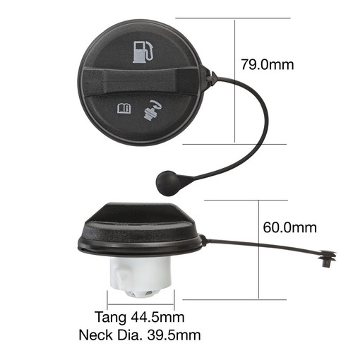 Tridon Fuel Cap Non Locking - TFNL243 Auto Part