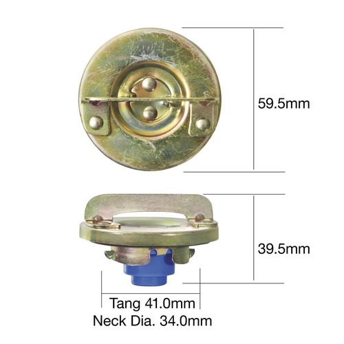 Tridon Non Locking Fuel Cap - TFNL213 Auto Part