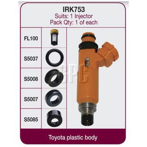 Injectronics Fuel Injector Repair Kit - Single Cyl - IRK753 Auto