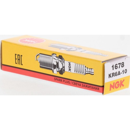 NGK Standard Resistor Spark Plug - KR6A-10 Ignition Service Auto Part