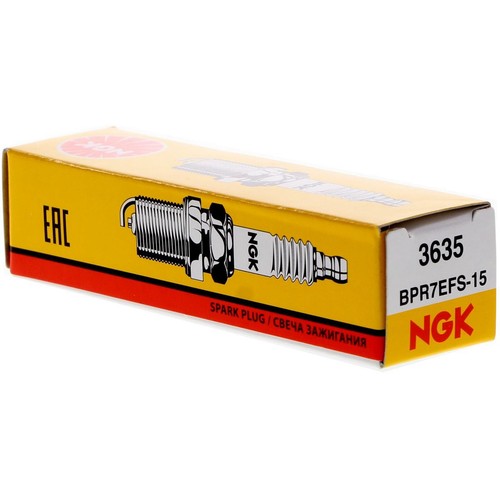 NGK Standard Resistor Spark Plug - BPR7EFS-15 Ignition Service Auto Part