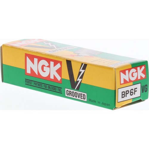 NGK STD V-Groove Resistor Spark Plug - BP6F Ignition Service Auto Part