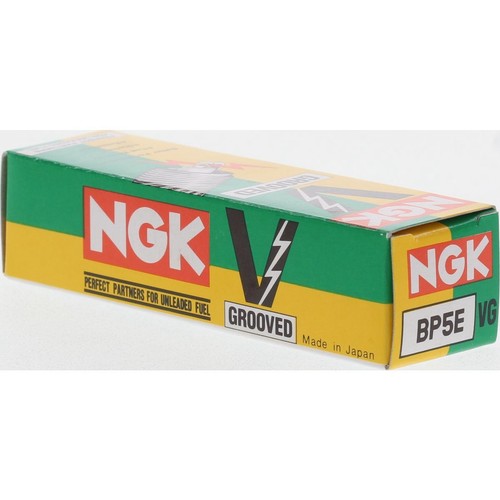 NGK STD V-Groove Resistor Spark Plug - BP5E Ignition Service Auto Part