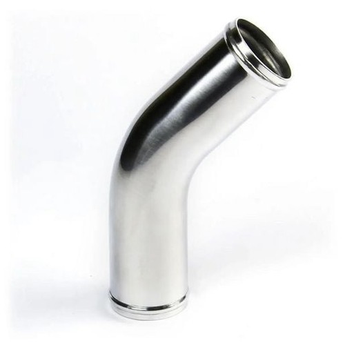 Saas Aluminium Pipe Polished 76x45Deg - SAP7645P