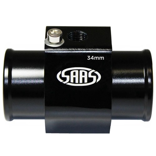 Saas Water Temp Adaptor 34mm Black - SWTA34B Car Wiring Adapter