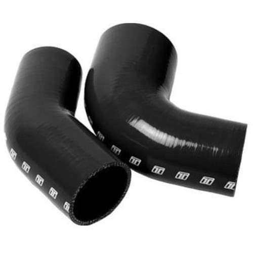 Turbosmart 45 Silicone Reducer Elbow 2.00 - 3.00In IDs Black - TS-HRE42030-BK