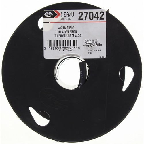 Gates Vacuum Hose 4mm - Per Metre - 27042 Replacement Hose Auto Part