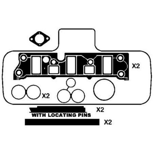 Permaseal Manifold Gasket Set - MS3841K