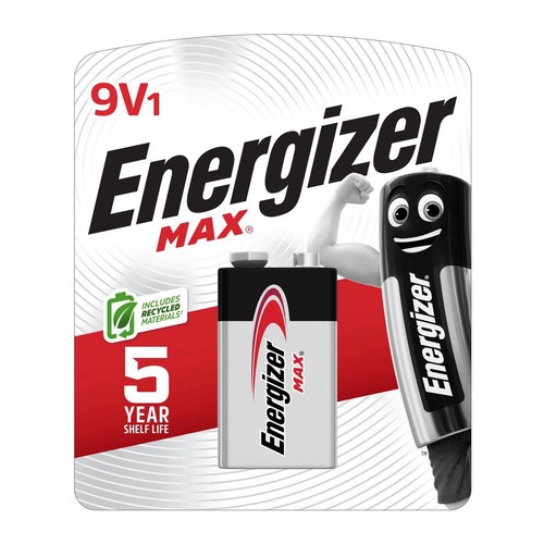 Energizer 9V Battery Max 1Pk - 522BP1T Auto Part