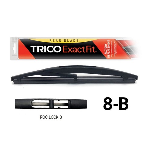 Trico Exact Fit Rear Wiper Blade 200mm (8 inch) - 8-B