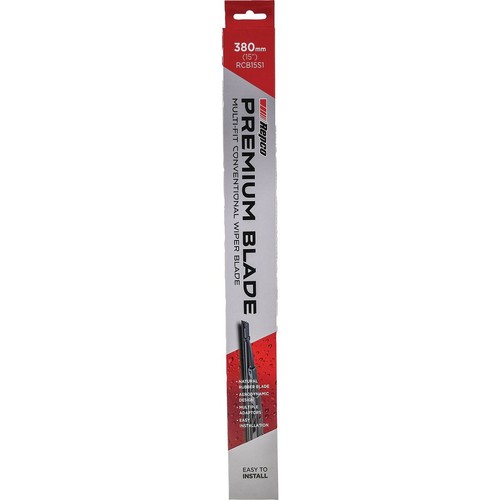 Repco Premium Conventional Wiper Blade 375mm (15 inch) - RCB15S1 Auto Part