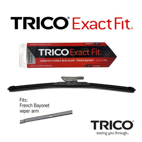 Trico Exact Fit French Bayonet Beam Wiper Blade 380mm (15 inch) - EFB380FB