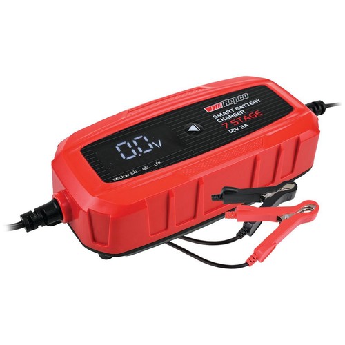 Repco 3A Smart Battery Charger & Maintainer - RBC3A Car Charger Workshop Tool