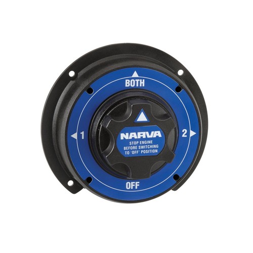 Narva 4 Position Rotary Battery Master / Isolation Switch - 61090 Car Wiring