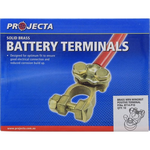 Projecta Battery Terminal Wingnut Positive - BT14-P10 Car Wiring Adapter