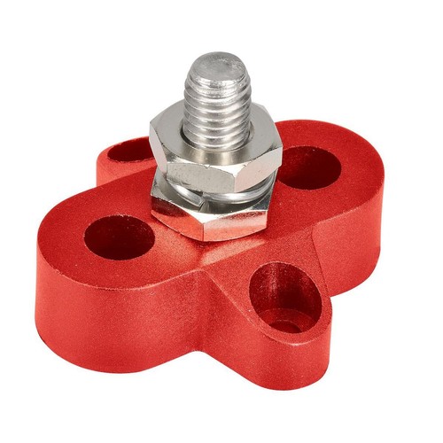 Narva Positive Single Stud Distribution Post - M8 - Red - 57002BL Car Wiring