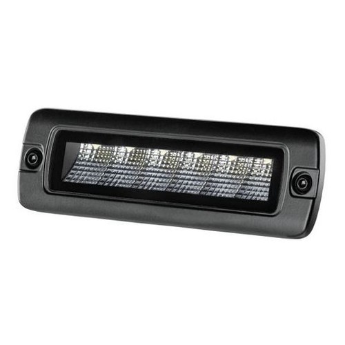 Hella Black Magic 6.2 inch LED Light Bar Flush Mount - Flood Beam - 1FB358176221