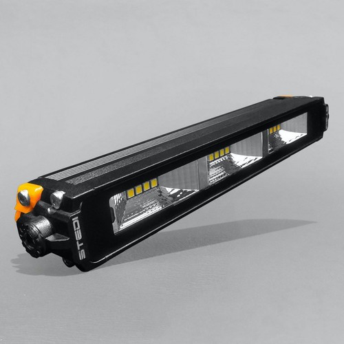 Stedi Micro V2 7.8 inch 12 LED Flood Light - LED3520-7-18W Car Wiring Adapter