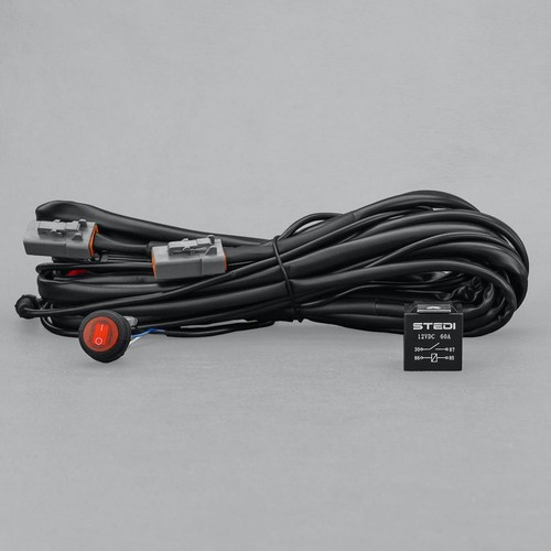 Stedi Driving Light Wiring Harness 60A Dual Connector Plug and Play - WIRQKFT-SM