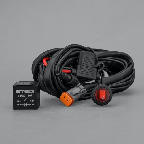 Stedi LED Work Light Wiring Kit 60 AMP Relay 4.8m Long - WIRLED-KIT Car Wiring