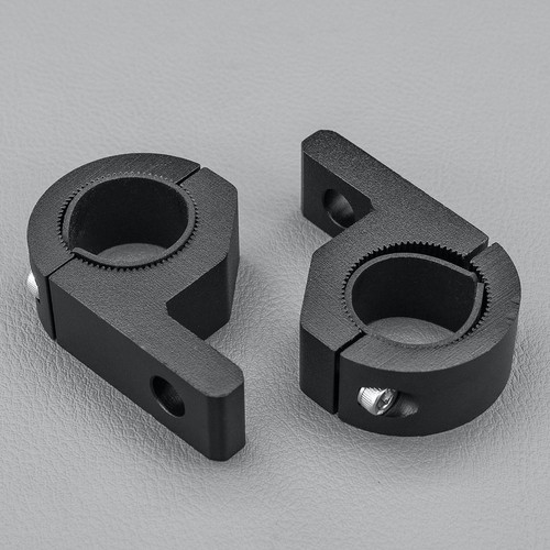 Stedi Tube Mounting Brackets 28mm - 30mm Diameter Black Alloy - BRK2830-BLK-1