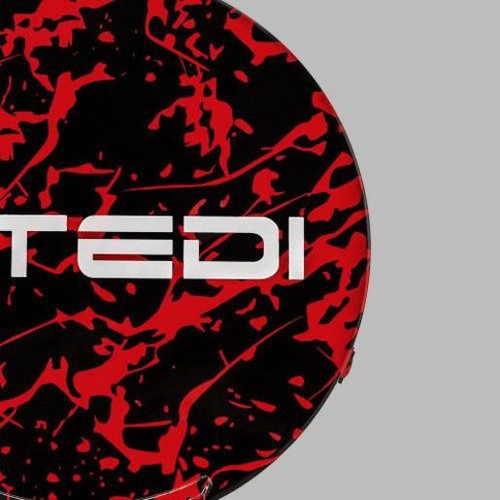 Stedi Type-X 8.5 Inch Driving Light Cover Blood Splatter - CVRTYPE-X-BLOOD