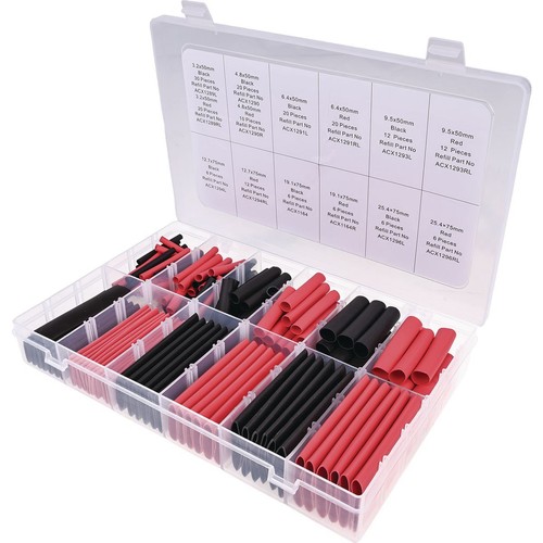 OEX Heat Shrink Dual Wall Assortment 188 Pc - ACX1098 Car Wiring Adapter