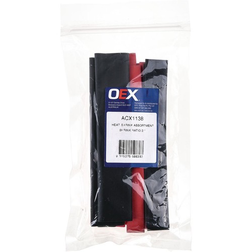 OEX Heat Shrink Assortment Kit 9-18.2mm - ACX1138 Car Wiring Adapter