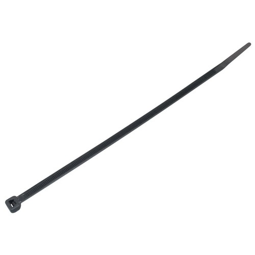 OEX Black Nylon Cable Ties - 2.5mm x 200mm - 100 Pc - ACX1331 Car Wiring Adapter