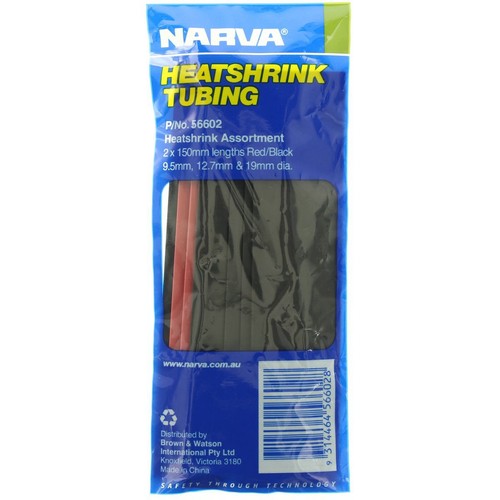 Narva Heat Shrink Tubing Assortment - 56602 Car Wiring Adapter Auto Part