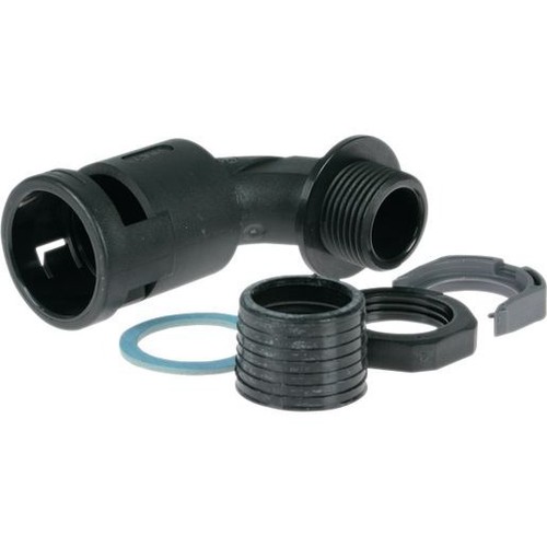 OEX Convoluted Tubing Fitting 90 Deg Suit Tube Size 20mm - ACX1228