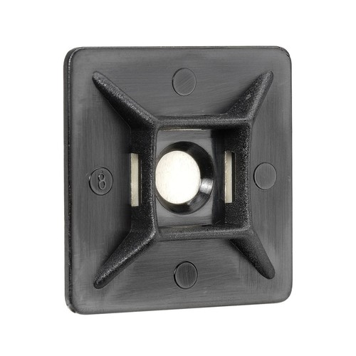 Narva Cable Tie Mounts 28mm x 28mm - 100Pc - 56448 Car Wiring Adapter 4WD