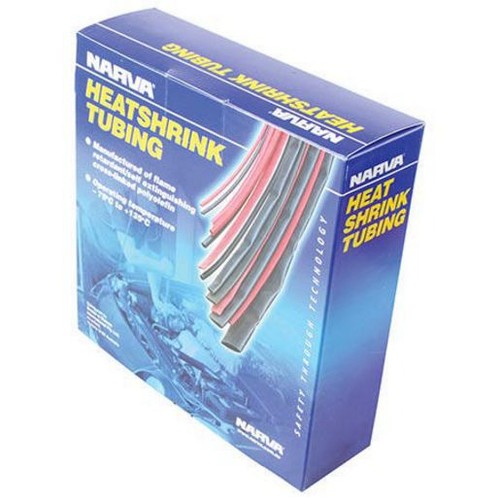 Narva Heat Shrink Standard Black ID: 6.4mm Length: 10m - 56616/10 Car Wiring