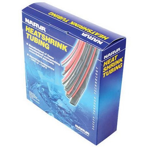 Narva Heat Shrink Standard Black ID: 12.7mm Length: 5m - 56620/5 Car Wiring