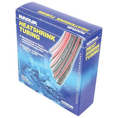Narva Heat Shrink Standard Red ID: 9.5mm Length: 10m - 56638/10 Car Wiring