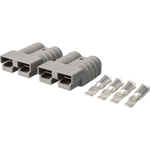 OEX 50A Genuine Anderson Plug Connector, Grey - 5 Pairs with Terminals - ACX2760