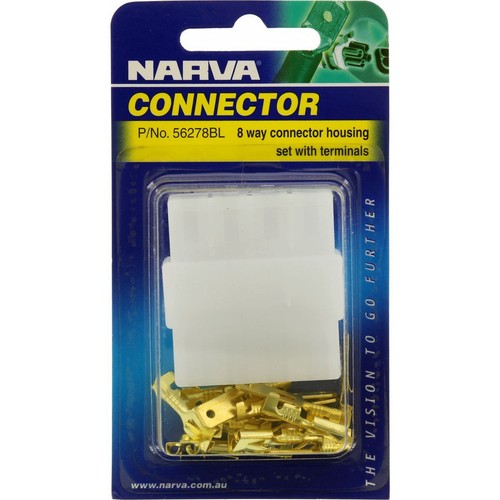 Narva Q.C Connector 8 Pole 1 Kit - 56278BL Car Wiring Adapter Auto Part