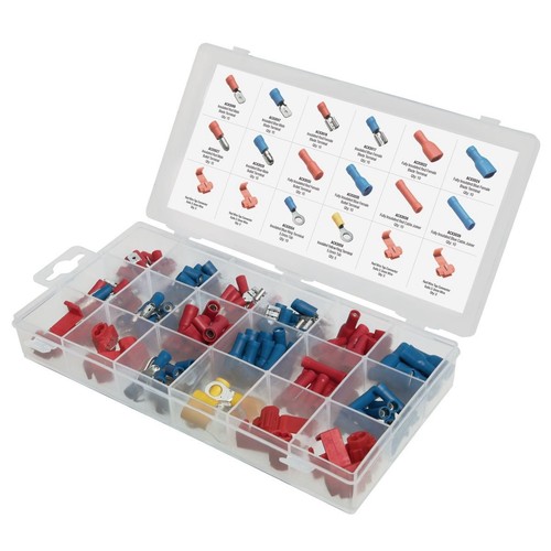 OEX Crimp Terminal Assortment Kit 182 Pieces - ACX3103 Car Wiring Adapter