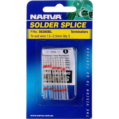 Narva Solder Splice 1.5 - 2.5mm - 56380BL Auto Part