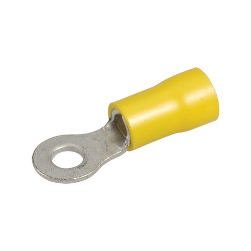 Narva Crimp Terminal Ring Yellow Insulated 4.3mm - 14 Pce - 56084BL Car Wiring