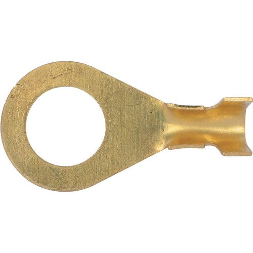 OEX Crimp Terminal Ring Brass ID 8.4mm Non Insulated 100 Pce - ACX3086 Adapter