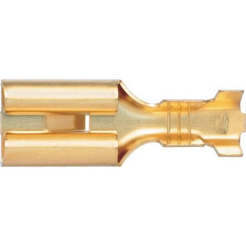 OEX Crimp Terminal Female Blade Brass Terminal Entry 8 x 0.8mm Non Insulated 25