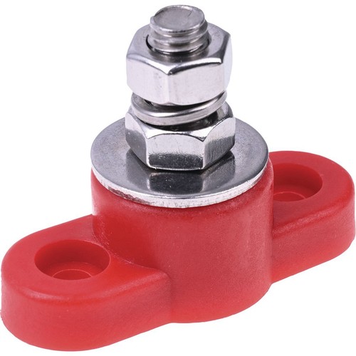 OEX 250A Single Stud Terminal M8 - Red - ACX3145BL Car Wiring Adapter