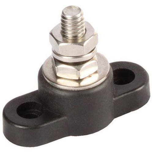 OEX 250A Single Stud Terminal M8 - Black - ACX3146BL Car Wiring Adapter