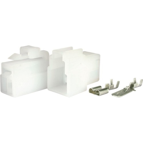 OEX QC Connector Male/Female White 3 Pole - 1 Kit - ACX2694BL Car Wiring Adapter