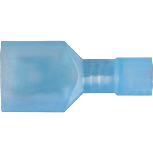 OEX Crimp Terminal Male Blade Blue Terminal Entry 6.3 x 0.8mm Nylon 50 Pce - ACX