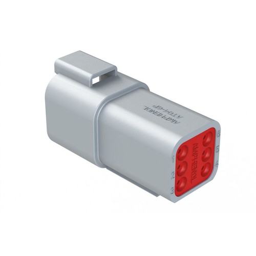 Amphenol AT #16 - 6 Way Receptacle 5 Pce - AT04-6P/5