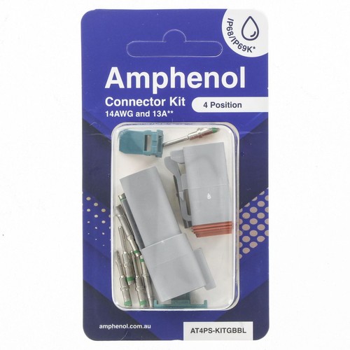 Amphenol AT #16 - 4 Way 1 Kit - AT4PS-KITGBBL