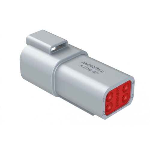 Amphenol AT #16 - 4 Way Receptacle 5 Pce - AT04-4P/5