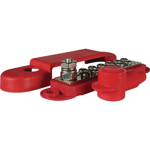 OEX 240A Bus Bar 12 Terminals - Red - ACX3148 Car Wiring Adapter